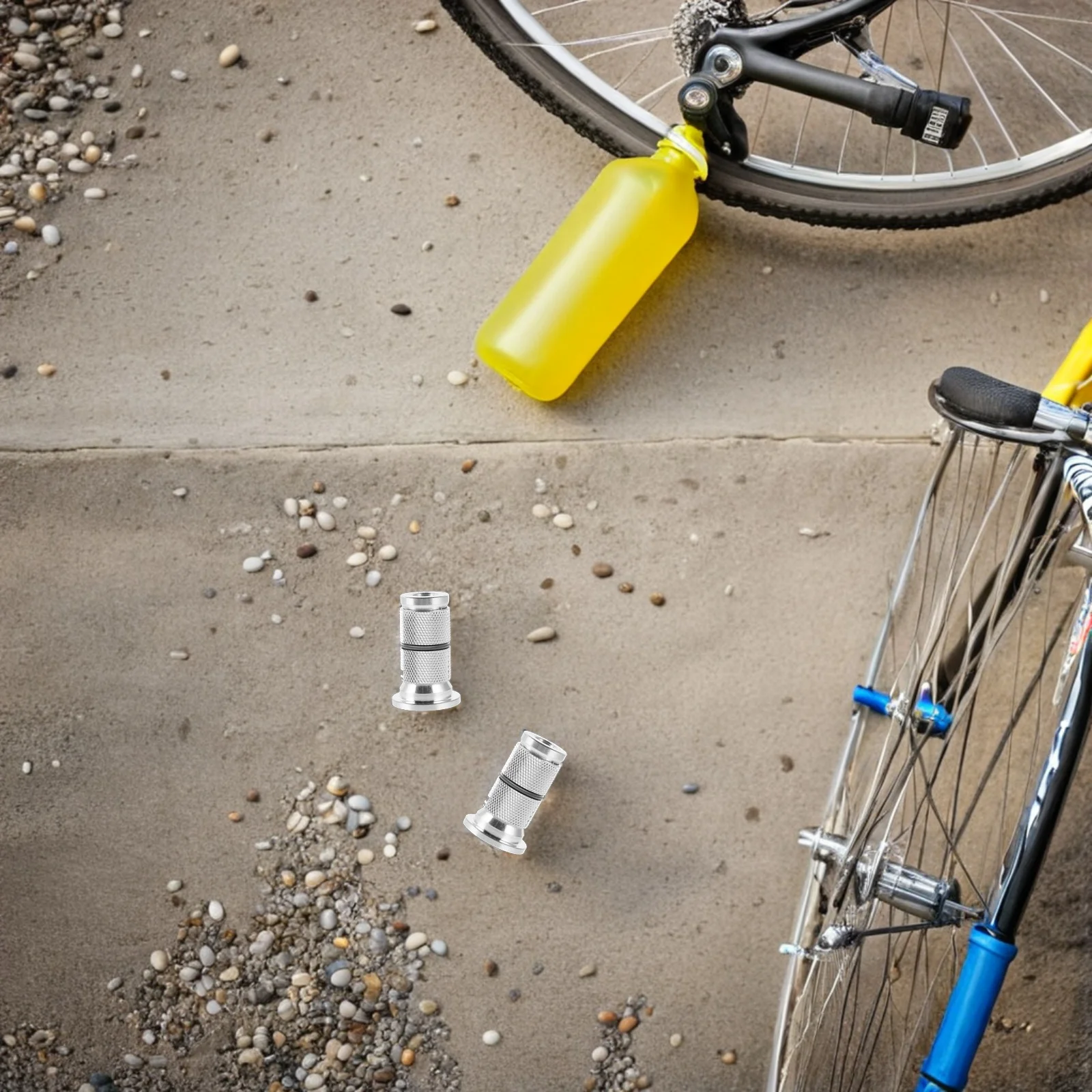 

2 pcs Bicycle Headset Expander Plug 28.6Mm Aluminum Alloy Compression Plug For Mountain Road Bike Front Fork Stem Cap Bike Stem