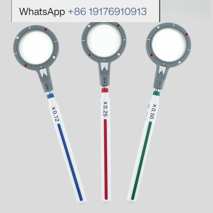 Crossed cylindrical mirror JCC-3 12 degree /25 degree /50 degree Crossed cylindrical mirror, long handle tool