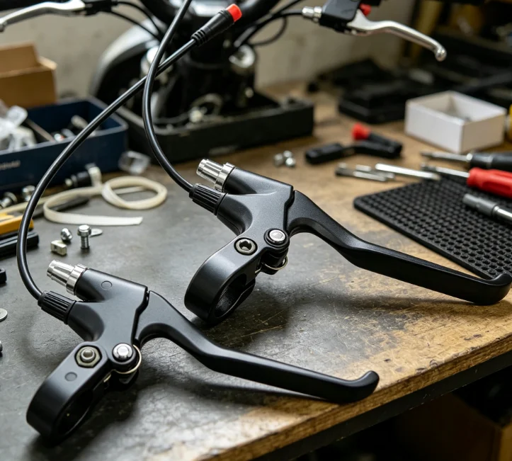 電動自転車、スクーター、マウンテンバイク用ユニバーサル電源遮断ブレーキレバー、防水コネクター-ブレーキ安全アクセサリー