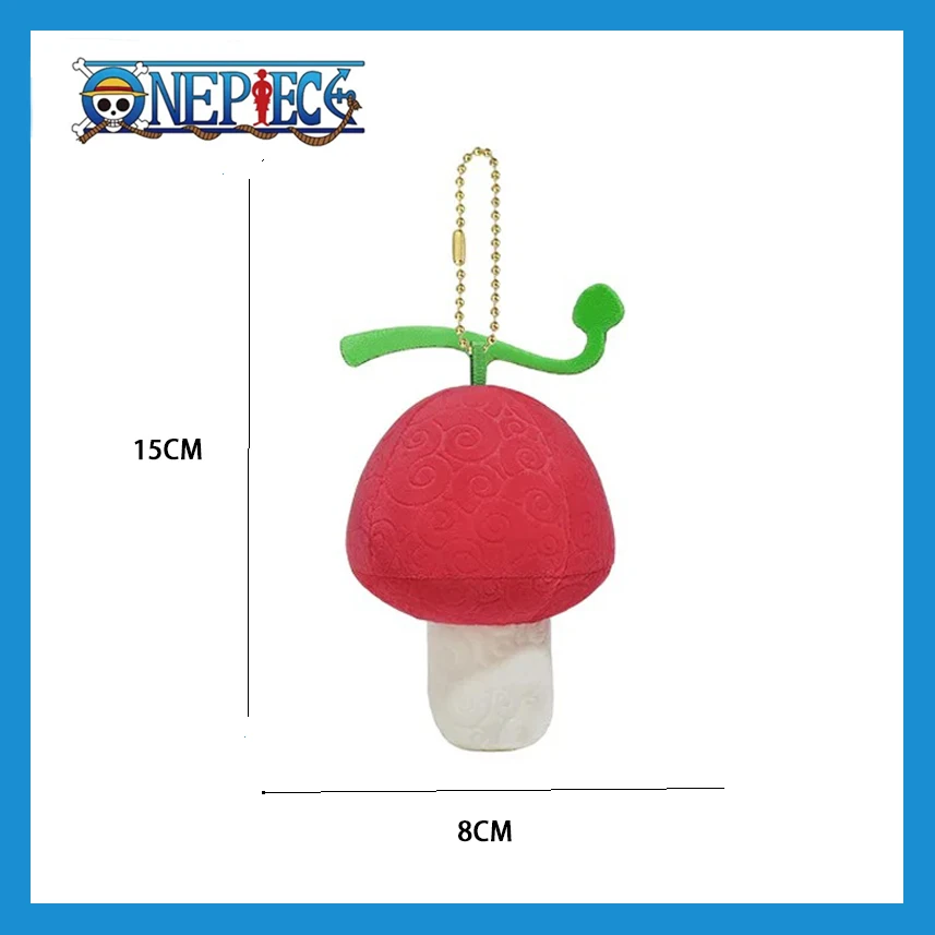 One Piece Luffy Teufelsfrucht Plüsch-Schlüsselanhänger Weicher Anime-Anhänger für Rucksack Tasche Gum-Gum Flame Op-Op Revive Fruit Charm Geschenke – Detail 4