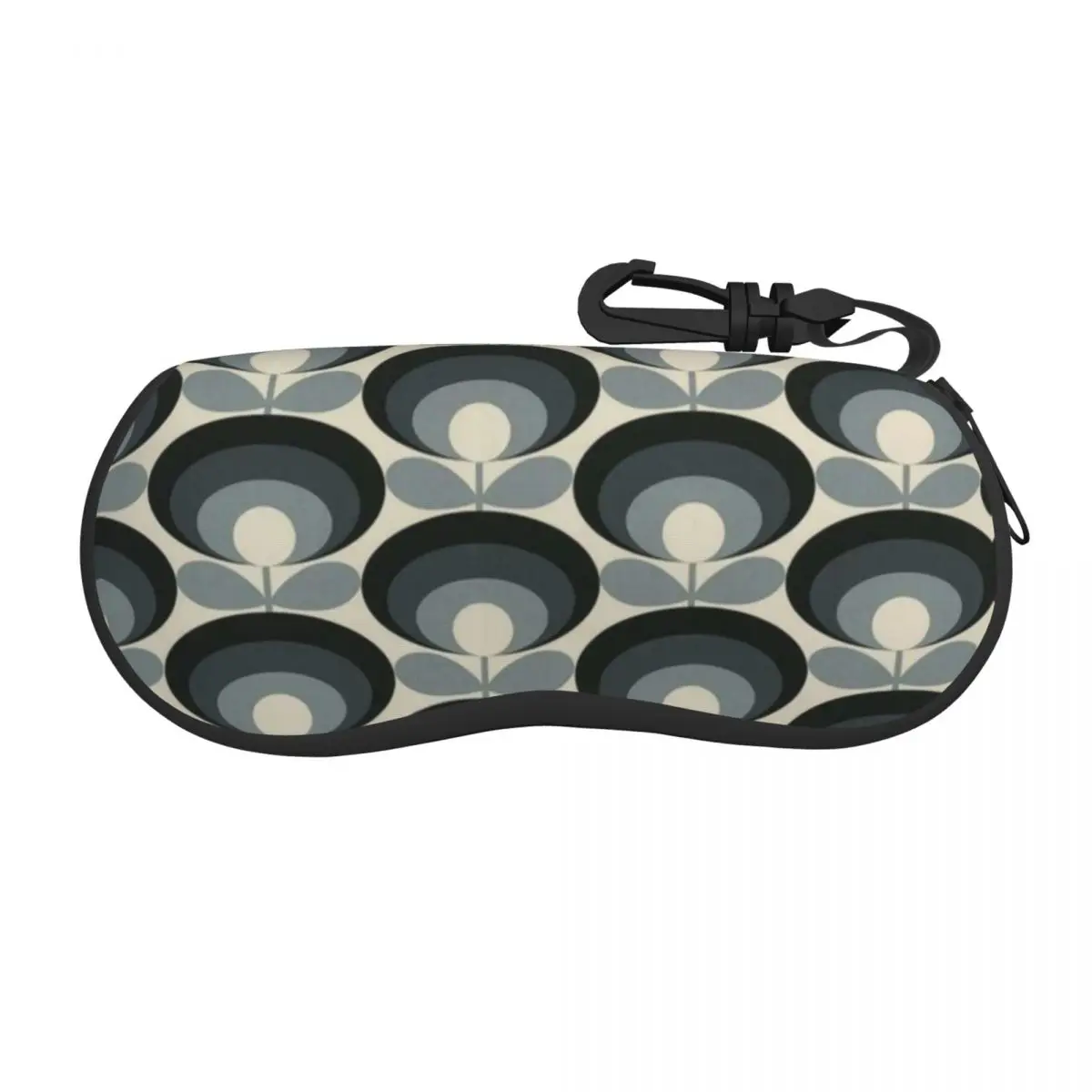 カスタムorla kielyファブリックサングラスケース、フローラルグラスケース、モダンなスカンジナビアシェル、ミッドセンチュリーファッション