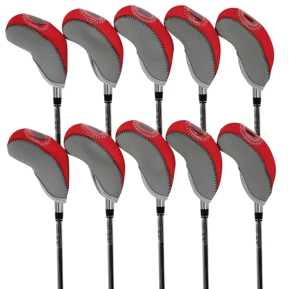 Iron Wedge Protector Golf Iron Covers Set Protective Cover Golf Iron Headcover Golf Headcovers Golf Head Cover Protector Case 