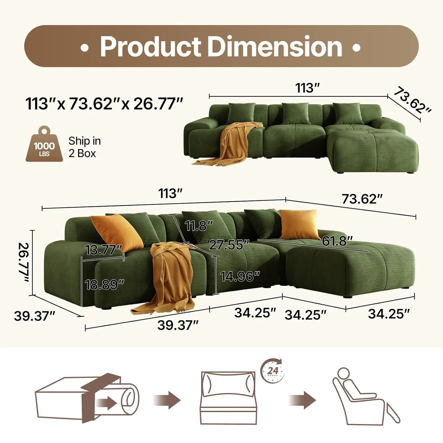 Thumbnail 2 - #13 Modular Sectional Sofas Sale