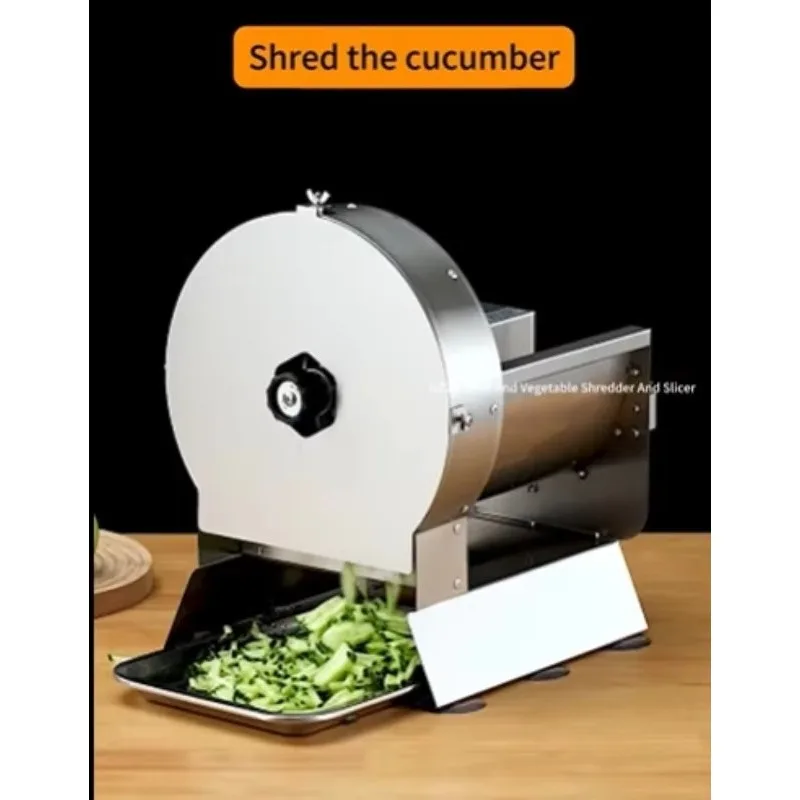Adj-ustable Thickness Table-top Fruit Vegetable Slicer for Bakery Potato Cu-tting