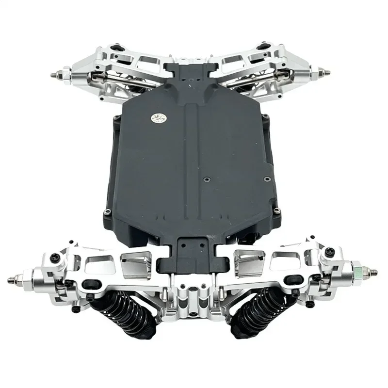 Braço inferior de metal adequado para carro RC UD1/16 GR M16, modificação de peças de chassi atualizadas, universal dianteiro e traseiro