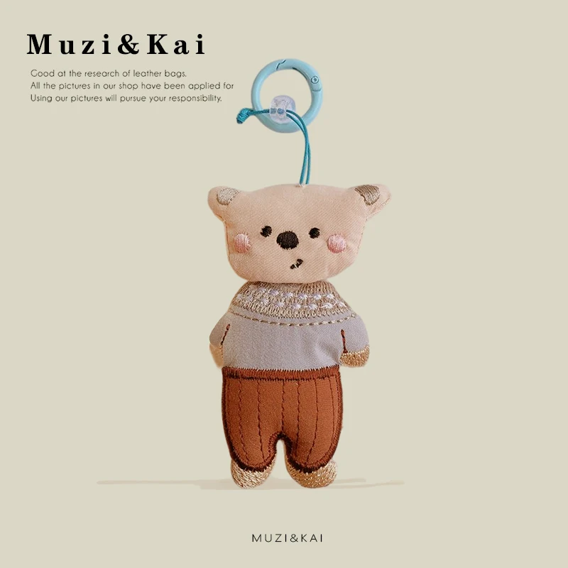 

【Spend $40 or more and get $5 off】Muzikai Pendant Cartoon Plush Doll Doll Keychain Bag Accessories Birthday Gift Couple Gift Ann