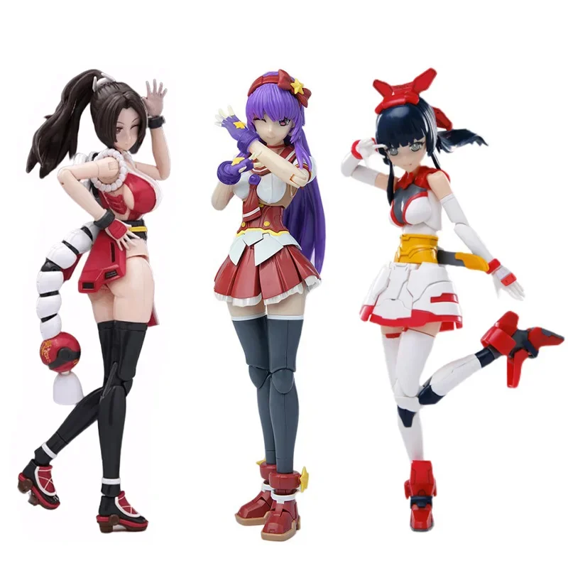 DEGENERATOR INDUSTRY Asamiya Athena Nakoruru Shiranui Mai THE KING OF FIGHTERS XIV PVC Assembly Model Toy Creative Birthday Gift