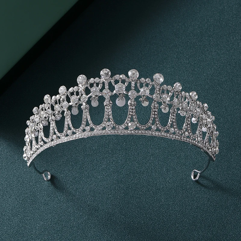 Itacappeals-Couronne de couvre-chef de mariée, diadèmes classiques de couleur blanche K, adaptés aux mariages et aux fêtes d'anniversaire des femmes