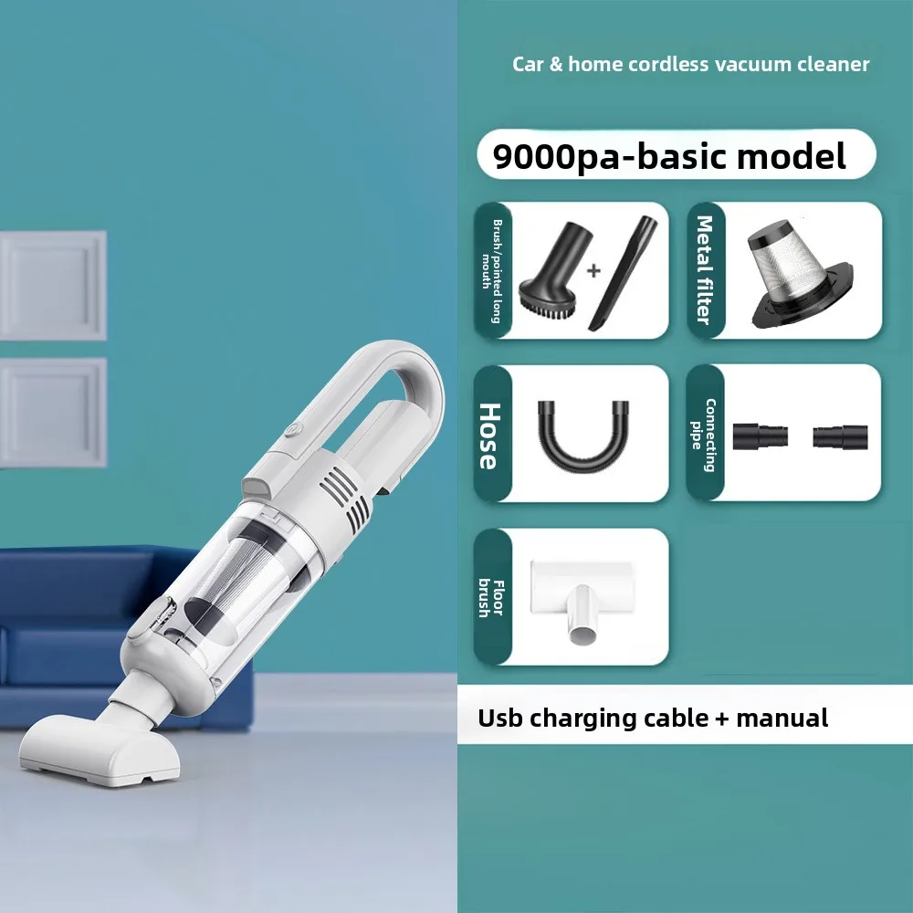

Handheld Wireless Vacuum Cleaner Powerful Suction Long Endurance Low Noise Multi-purpose Small