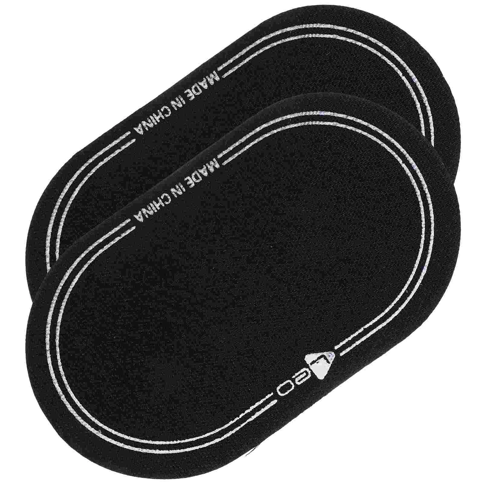 2 Pcs Drum Kit Screen Protector Bass Pedal Patch Skin Strengthen Pad Household Head Ground Pads Percussion Child