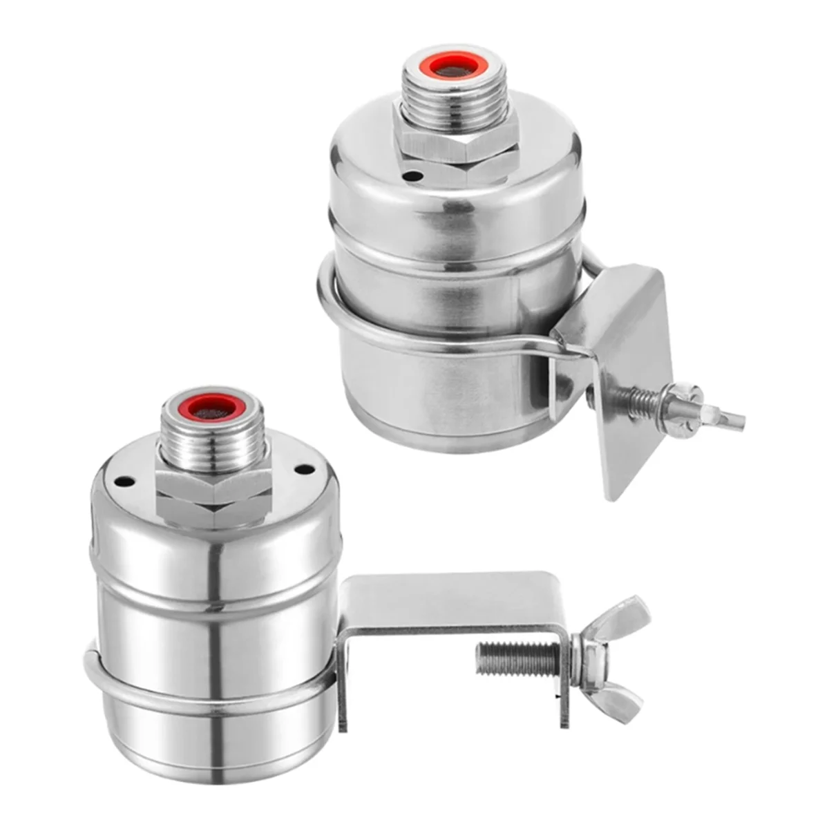 A62K صمام الطوف أوتوماتيكي بالكامل 1/2 بوصة ملء صمام صغير التحكم في مستوى المياه صمام الطوف لخزانات المياه (الجانب الضيق)