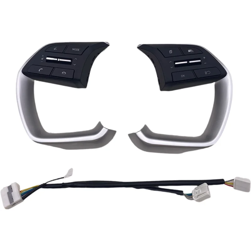 

1 пара круиз-переключателей громкости рулевого колеса с жгутом проводов для Hyundai Creta Ix25 I20 20-25 96720-BV110 96710-BV030