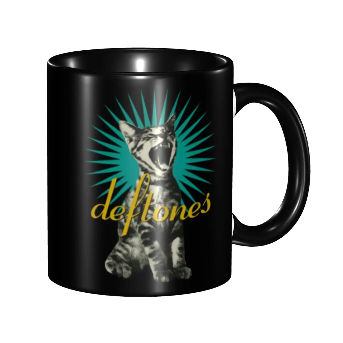 

Alternative Metal Band Deftoness Mug Customized Coffee Ceramic Mug Creative Present