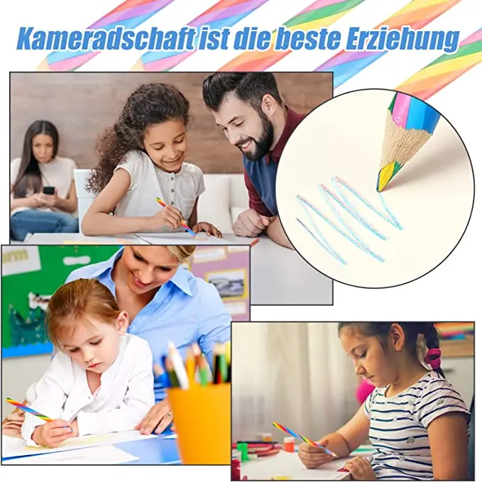 8-częściowy ołówek w kolorze tęczy Akcesoria do rysowania Narzędzie do malowania Ołówki do graffiti