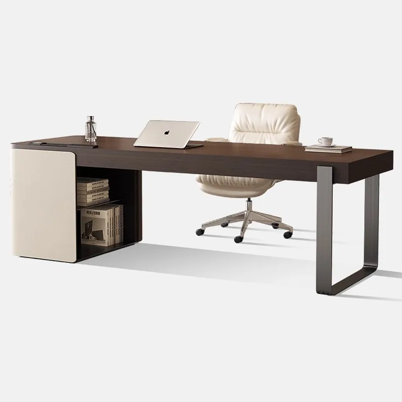 

# Italian Minimalist Solid Wood Desk Study Desk Computer Desk Modern and Simple Home High-end