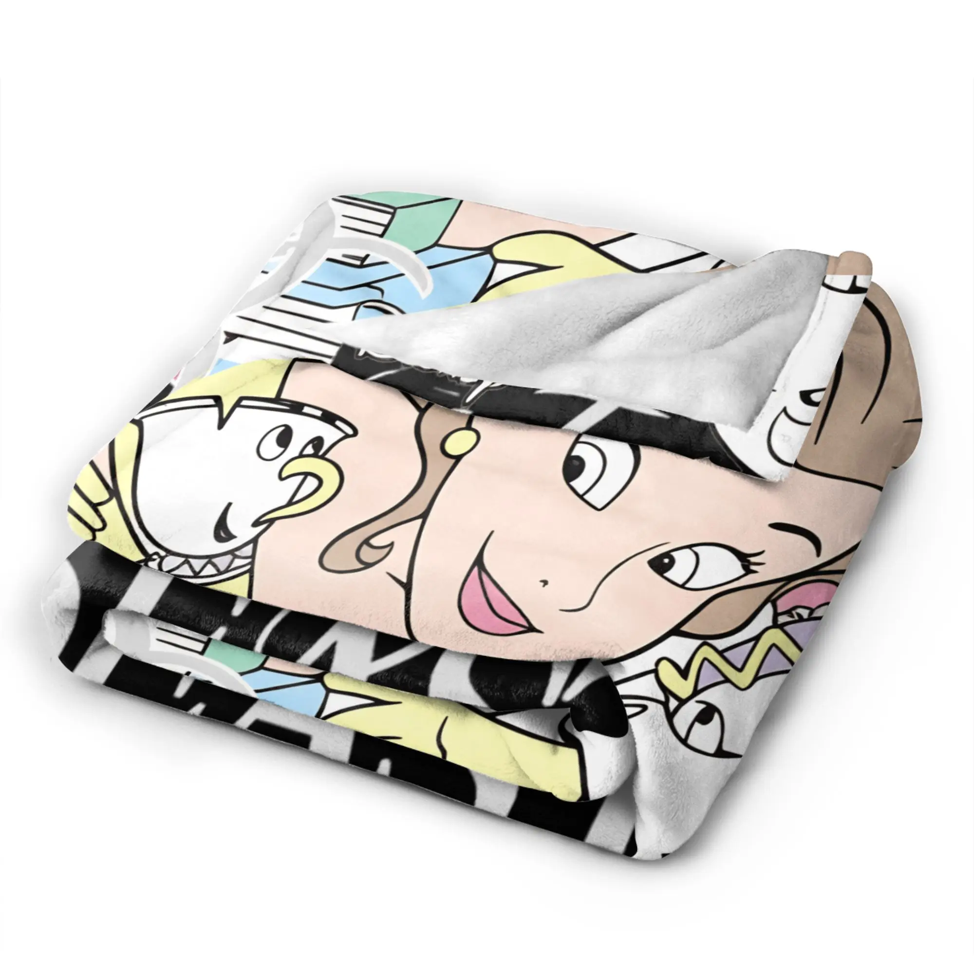 الجمال والوحش بطانية قطيفة الأطفال الفانيلا رمي بطانية لغرفة المعيشة الدافئة لينة جودة المفرش هدية فكرة