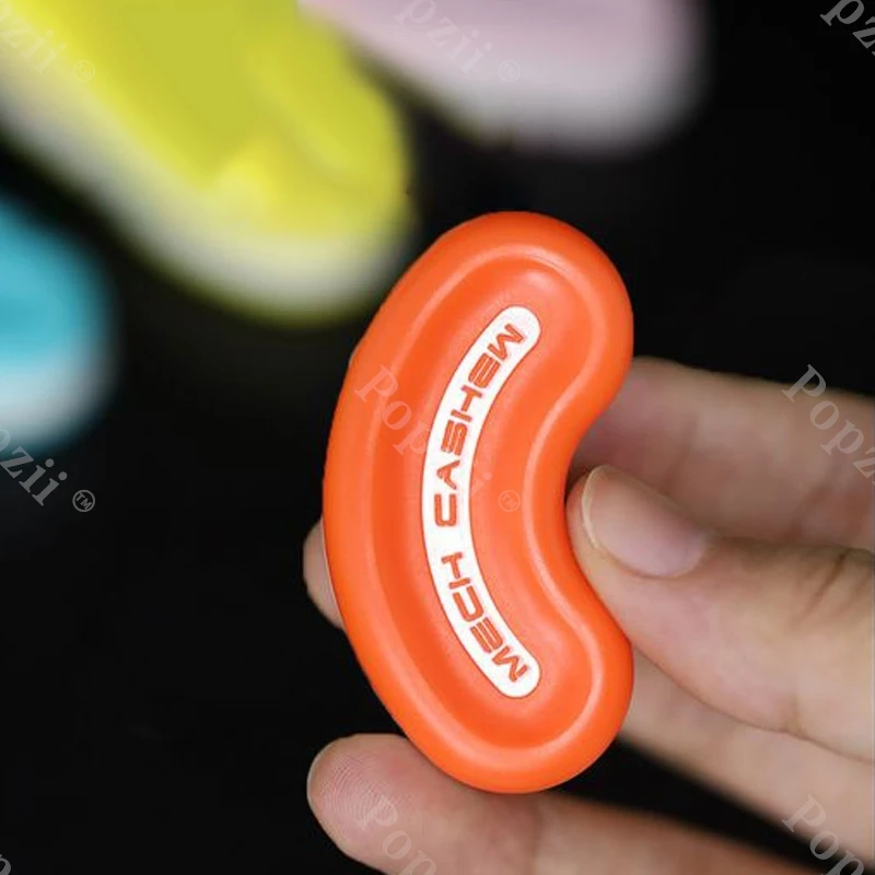 GAO STUDIO Mechanischer Cashew-Zufällige Farbe, mechanischer Push-Slider, Büro, Stressabbau, Gadgets, Angstspielzeug