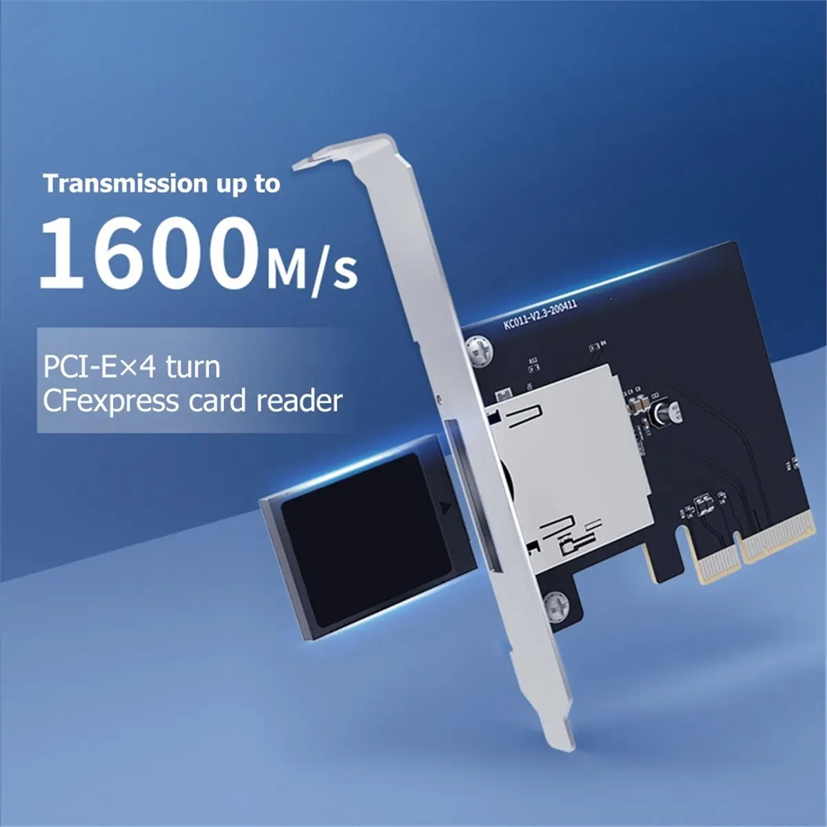 AA80 PCI-E X4 Converter Module CPexpress Type B Card Reader Adapter No Driver Required for CFexpress Type B Memory PCIE