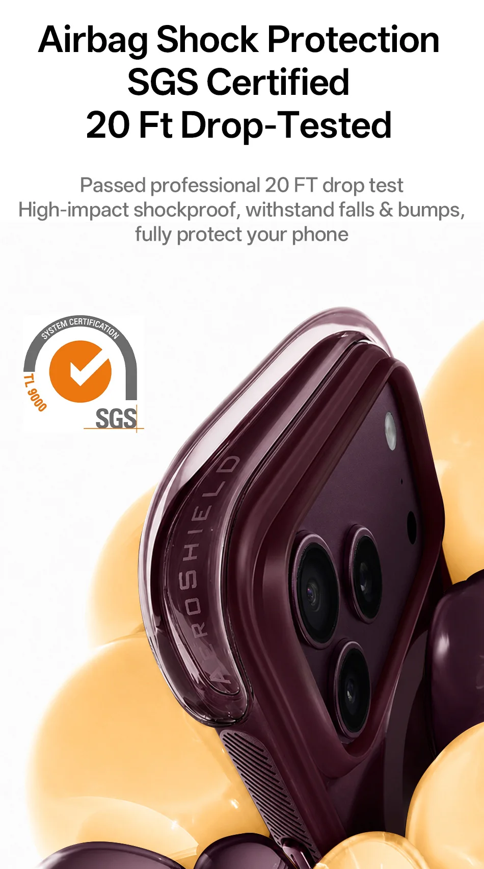 WiWU Airbag Handyhülle für iPhone 18 Pro Max 18 Pro Magnetische Standhülle für iPhone 17 Pro Max Drehbare Handyhülle – Detail 17
