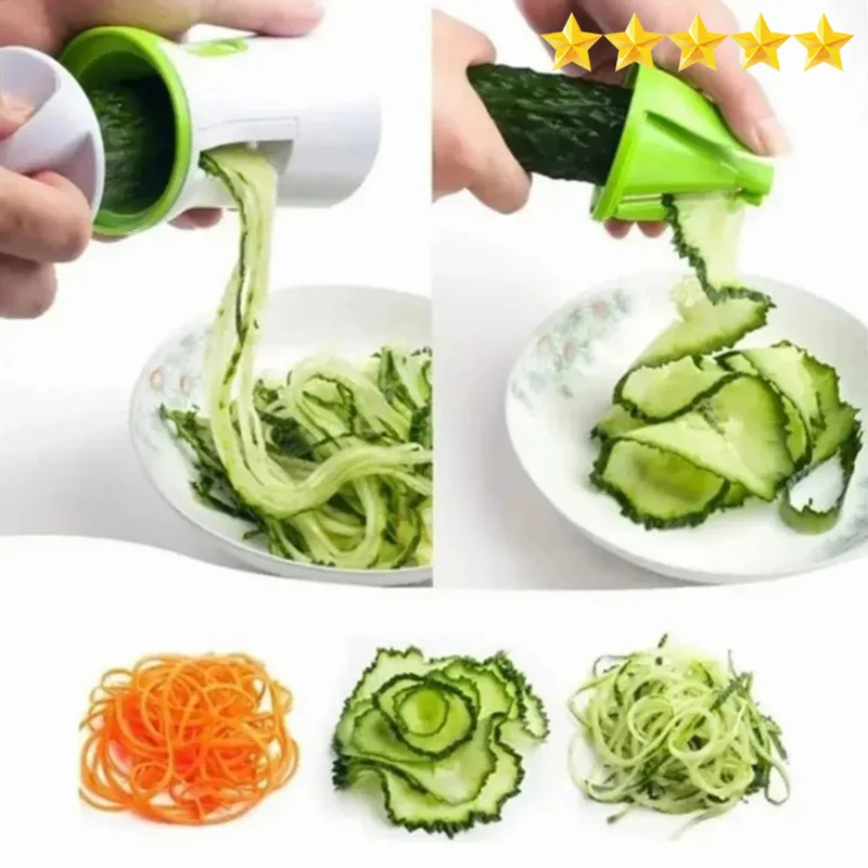 【Hot sales】Heavy-duty spiral slicer Vegetable spiral slicer Zucchini pasta noodles multifunctional food slicer