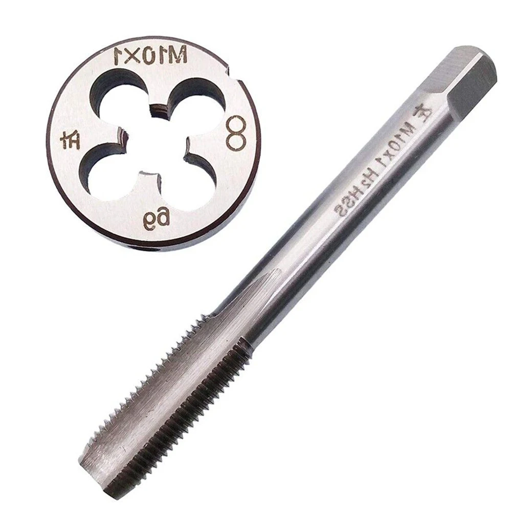 Gewindebohrer und Gewindeschneider 1 * M10 X 1,0mm Gewindeschneider 1 * M10 X 1,0mm Gewindebohrer 1,0mm HSS Langlebig Hochwertig 1,0mm Gewindebohrer – Detail 2