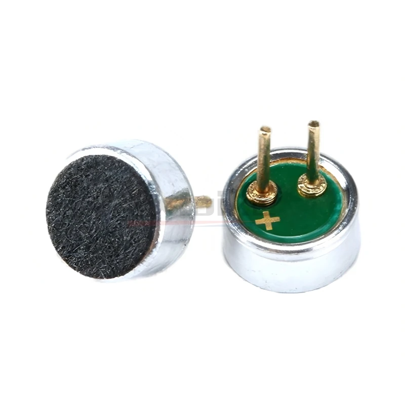 10 قطعة 6*2.2 مللي متر Mic 6022 إليكتريت ميكروفون مكثف Usd إلى 52DB MP3 رأس التسجيل 6 × 2.2 مللي متر 0.5mA 3 فولت تيار مستمر 2Pin لاقط