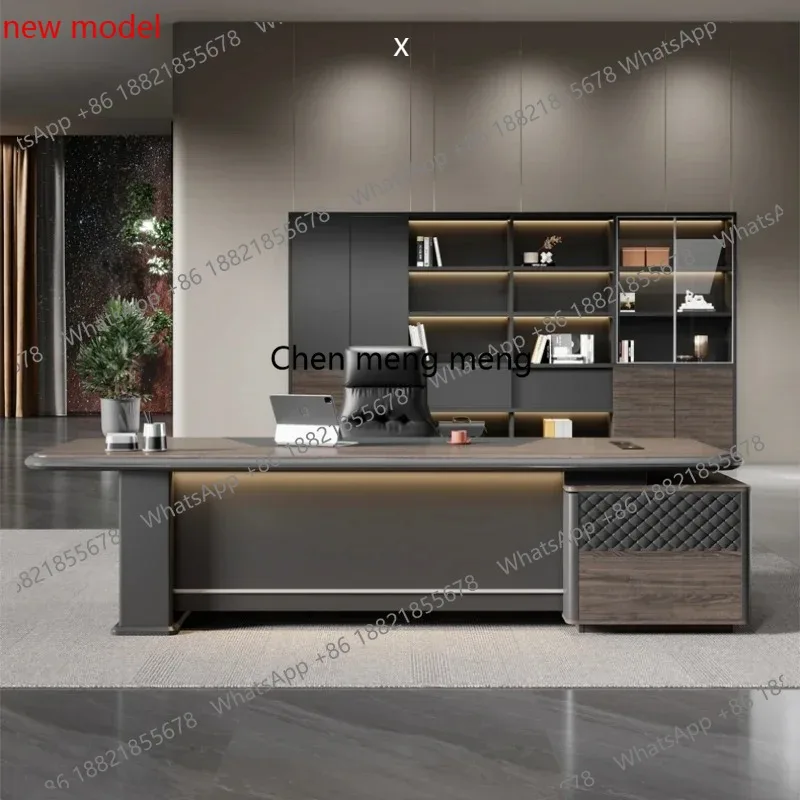 A178Luxury Executive Office Desks Manager Drawers Table Storage Computer Desks Home Bedroom Mesas De Escritorio Office Furniture