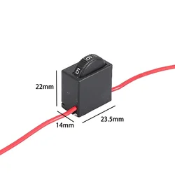 1pcs AC 220V 6 Speed Regulation Controller Switches For Grinders DR2-6/1FE 12A 250V Electric Angle Grinder Power Tool Access