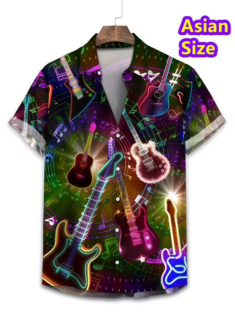 Camisas de verano para hombre, camisetas de manga corta con estampado de cocoteros, camisas hawaianas informales Retro para hombre, camiseta nueva holgada de gran tamaño 2025