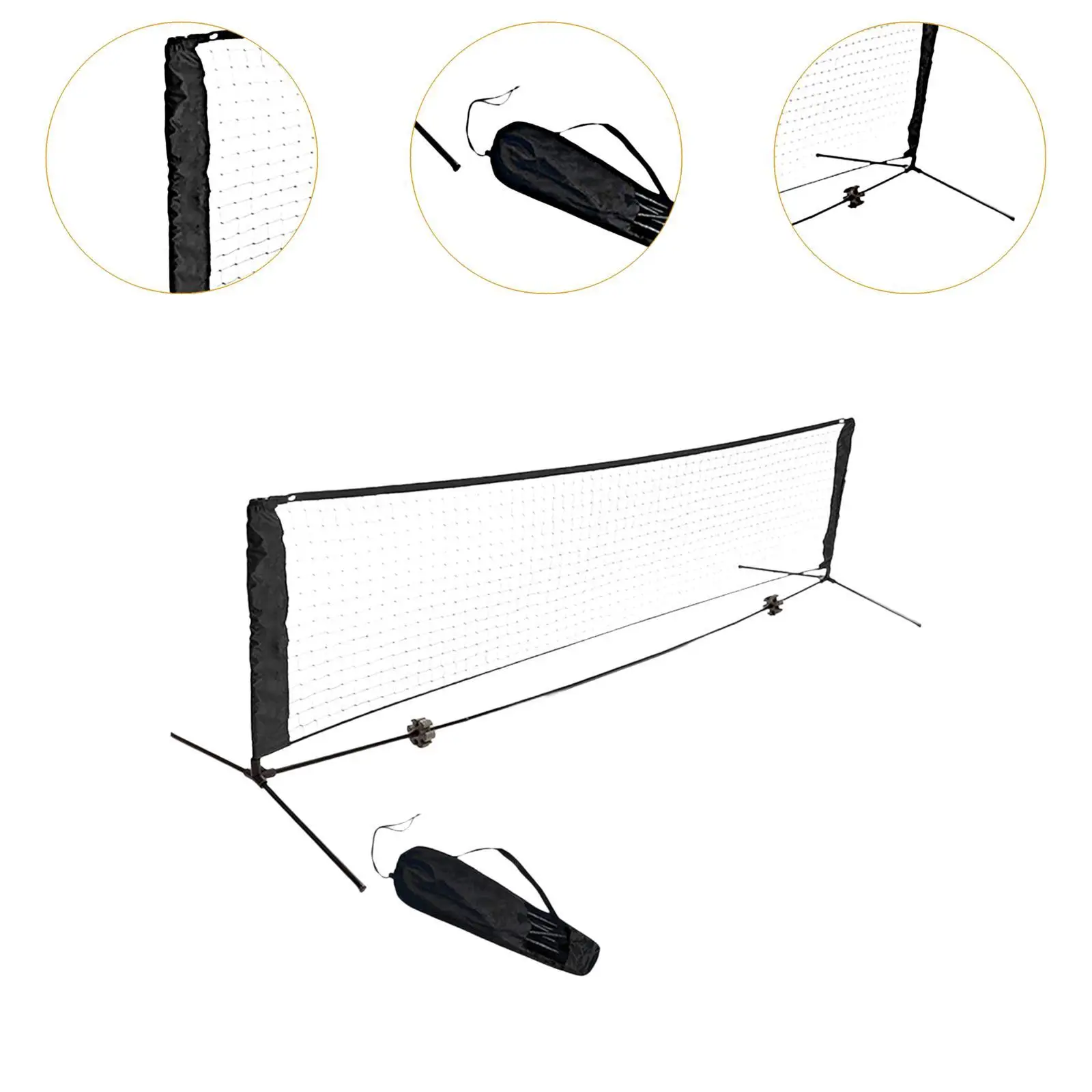 Портативная система Pickleball Net 10 футов для игр на заднем дворе Pickleball Training