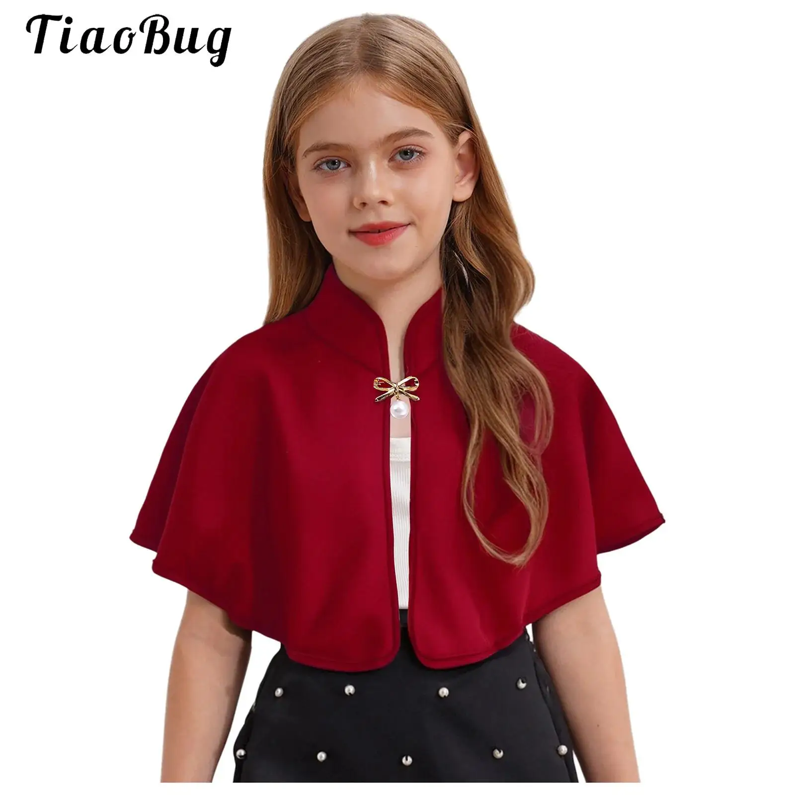 

Baby Flower Girl Bolero Accessories Princess Party Wedding Dress Up White Girls Chiffon Shawl jacket for Party Dress Gown Match