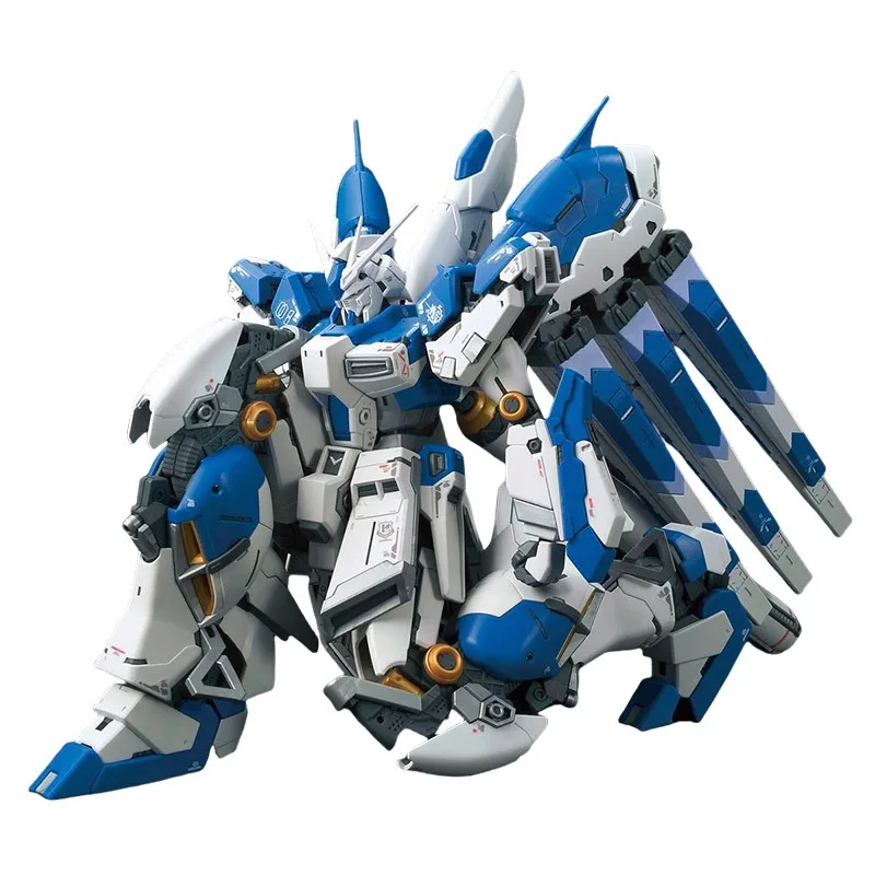 Bandai ของแท้ RX-93-V2 Hi-V GUNDAM RG อะนิเมะ Action Figure หุ่นยนต์ Periphery สะสมประกอบของเล่นเครื่องประดับของขวัญเด็ก