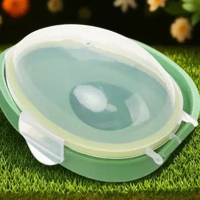 

1pc Avocado Fresh Keeping Box Transparent Food Storage Container Bpa Piece Design Smooth Safe For Fruit Preservation
