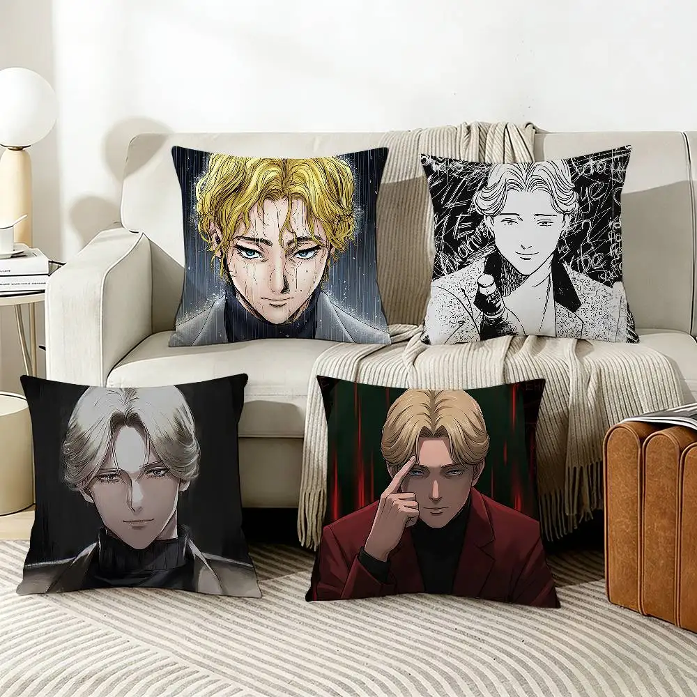 

J-Johan L-Liebert M-Monster Pillow Cover Sofa Cushion Cover Home Room Decoration Children Gift
