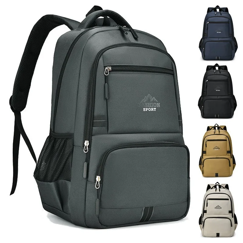 Men's Backpacks Oxford Waterproof Rucksack Business Computer Bag Casual Travel Backpack Senior High School Student School Bag