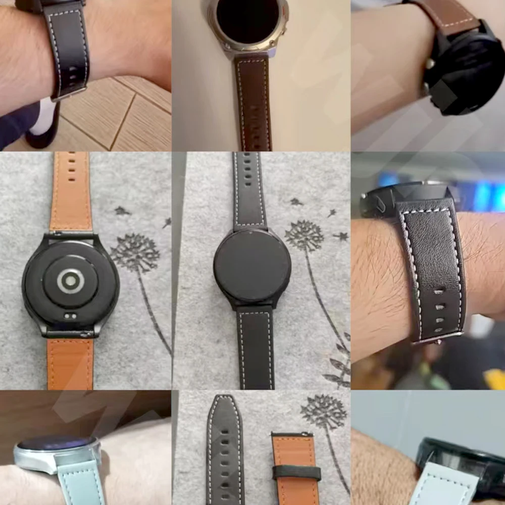 استبدال حزام الساعات ل Garmin Venu sq 2 3 Vivoactive 4 5 6 الرياضة سوار Forerunner 570 165 265 255Music 20 مللي متر/22 مللي متر حزام من الجلد