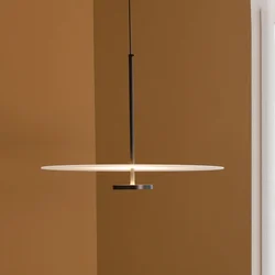 Nordic minimalist LED disc hanging lights for restaurant coffee table bedside bedroom bar home pendant lights lighting fixtures