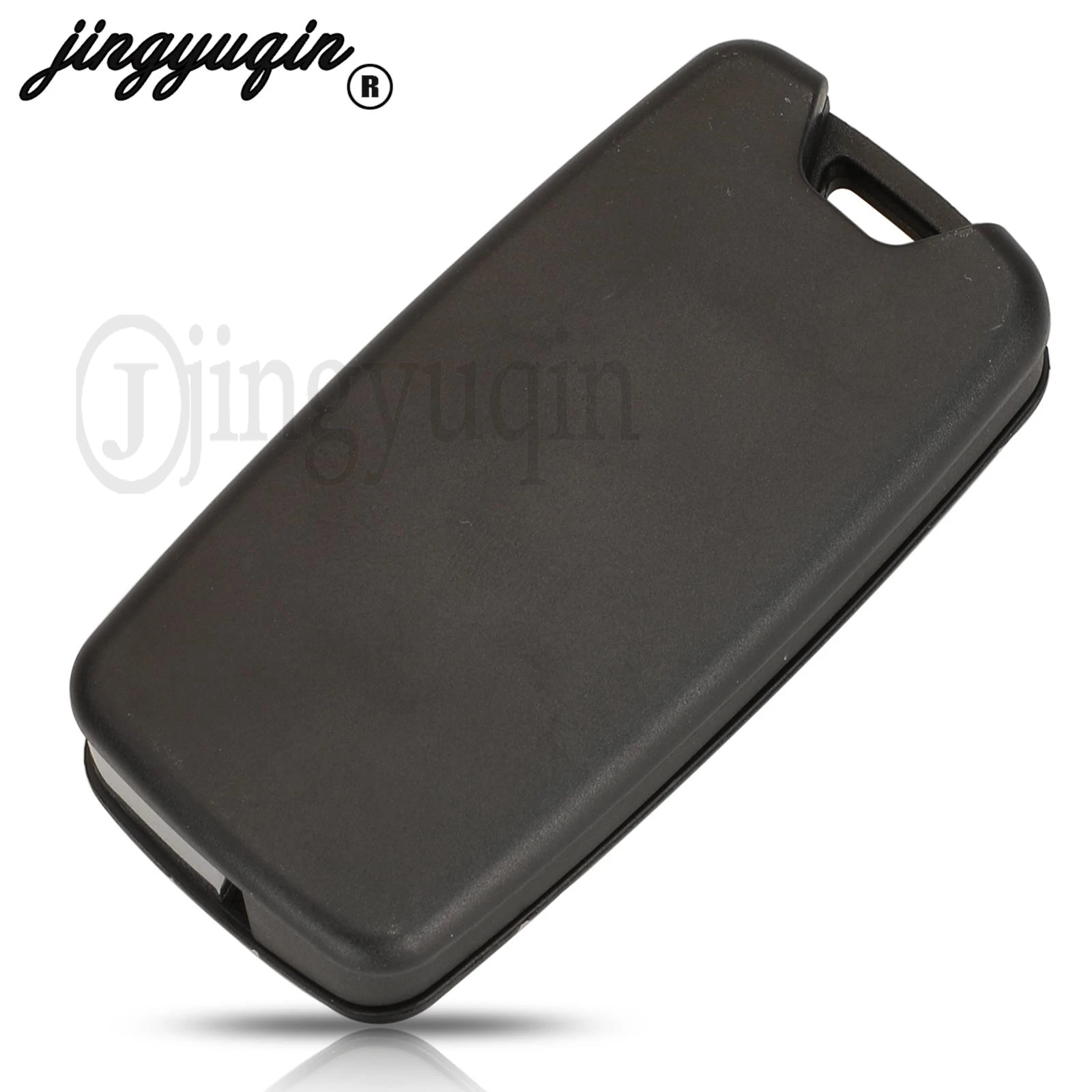 Jingyuqin – coque de clé télécommande à 3/4 boutons, pour Jeep Renegade 2015 2016 2017 2018, étui Fob, remplacement de lame SIP22 sans logo