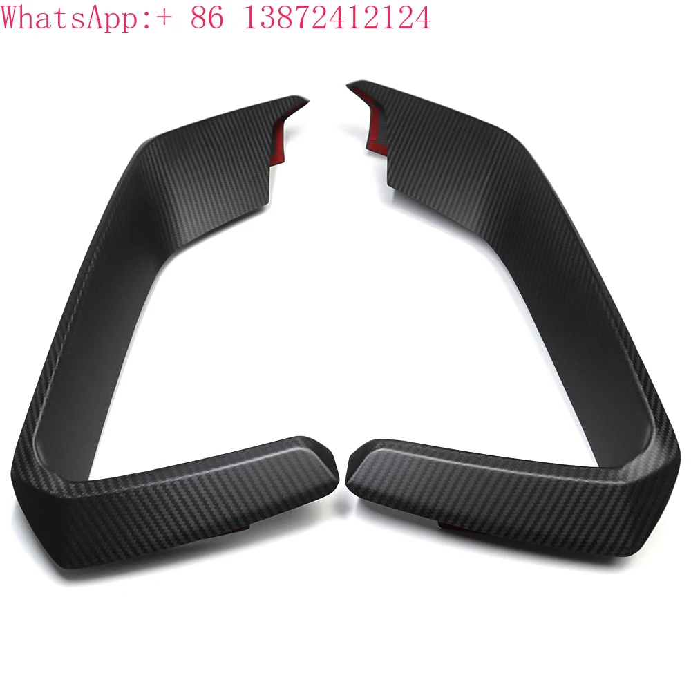 

forJogon for Ford Mustang S650 Dark Horse 2024+ Front Fog Light Lower Cover Trim Frame Cover Dry Carbon Fiber Exterior Accessori