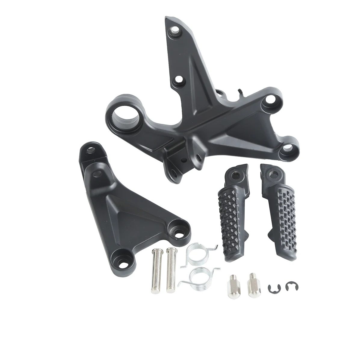 Motorfiets Voorste Voetsteun Voetsteunen Beugel Set Voor HONDA CBR1000RR 2008-2016 2015 2014 2013 2012 2011 2010 2009 Zwart/Zilver