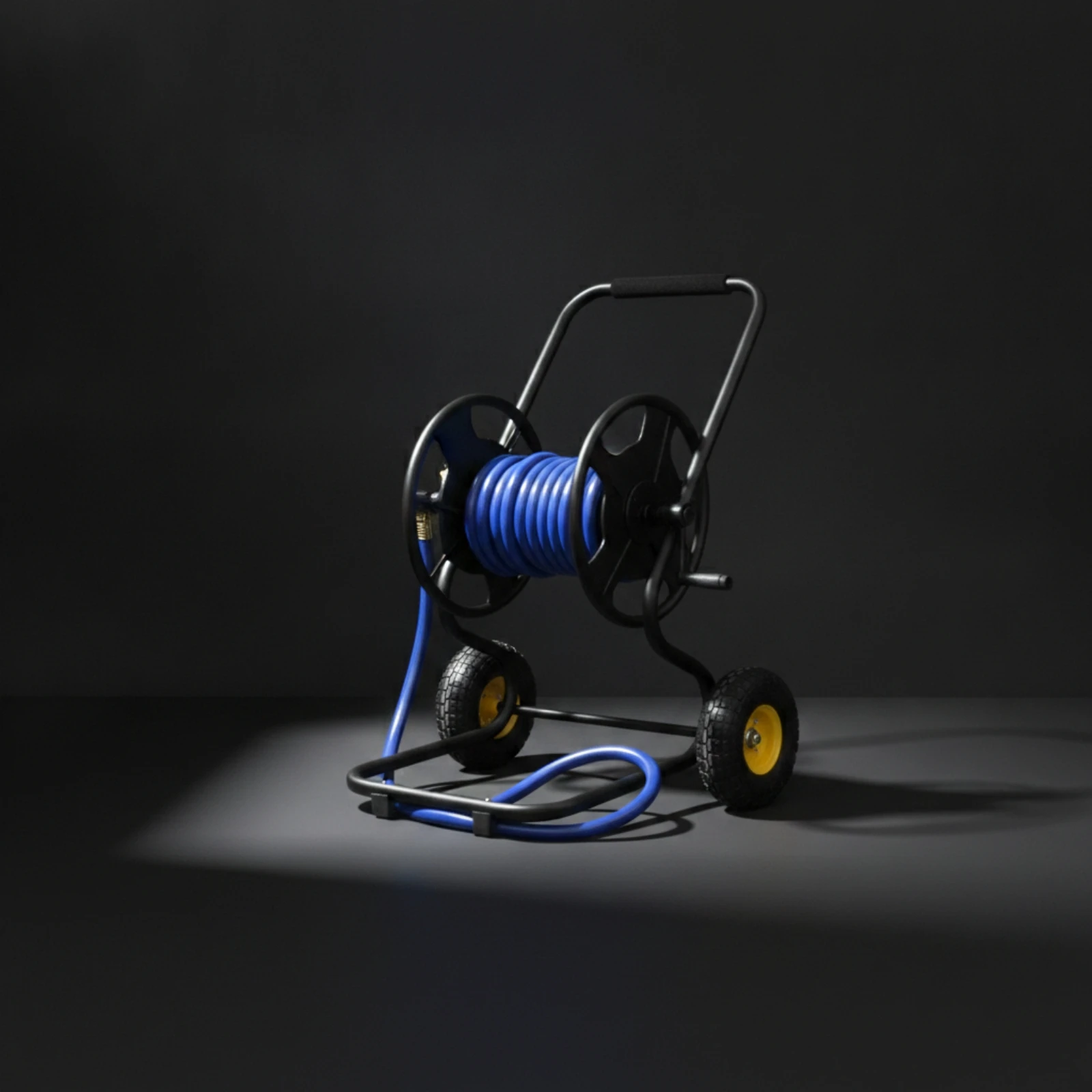 Garden Hose Reel Cart Heavy Duty Hose Reel Cart with Wheels Sturdy Weather Resistant for Gardeners, Yard, Car Wash