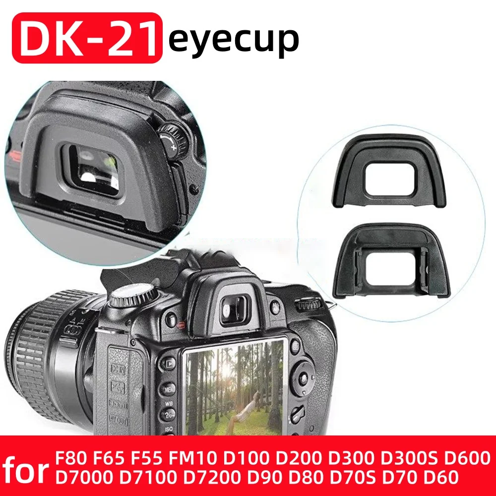 

Soft Silicone DK-23 Rubber Eyecup Viewfinder DK23 Cap for Nikon F80 D600 D7000 D7100 D7200 D90 D80 D300 D300S Camera Accessories