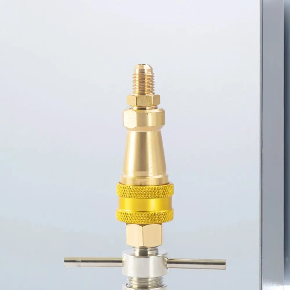 HVAC System Refrigerant Charging Copper Quick Coupler For Mulinyu Refrigerator Pipe Dredge Maintenance Utility Tool