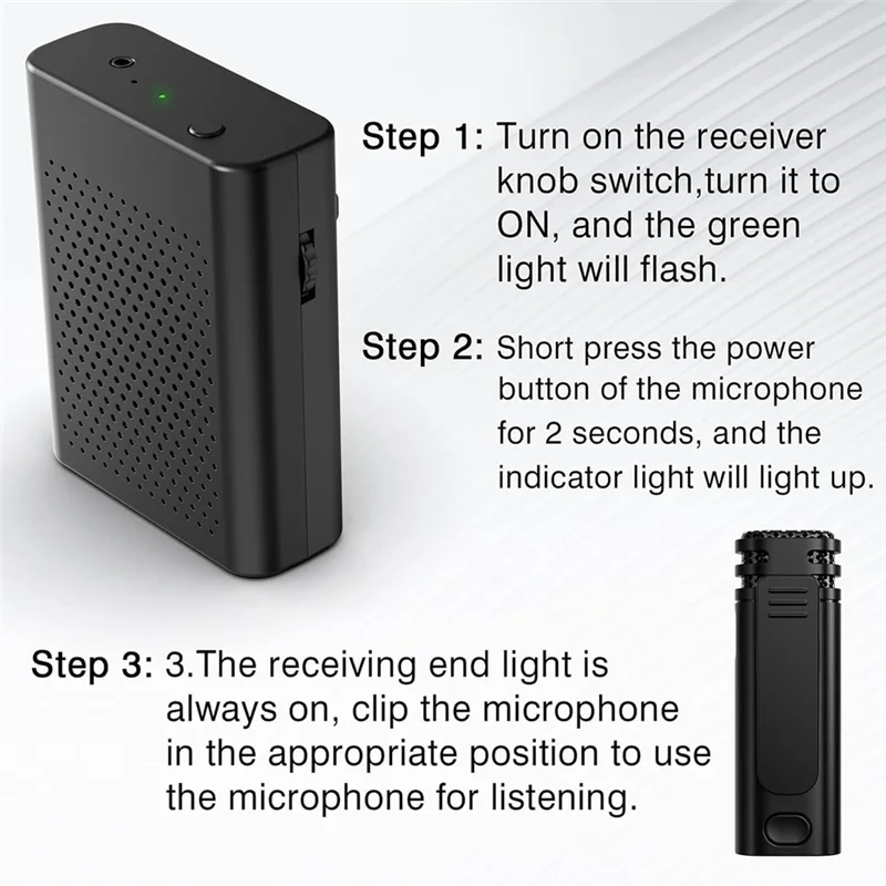 AA60-Penguat Suara Nirkabel Speaker Portabel untuk Guru, Streaming, Ruang Kelas, Rapat