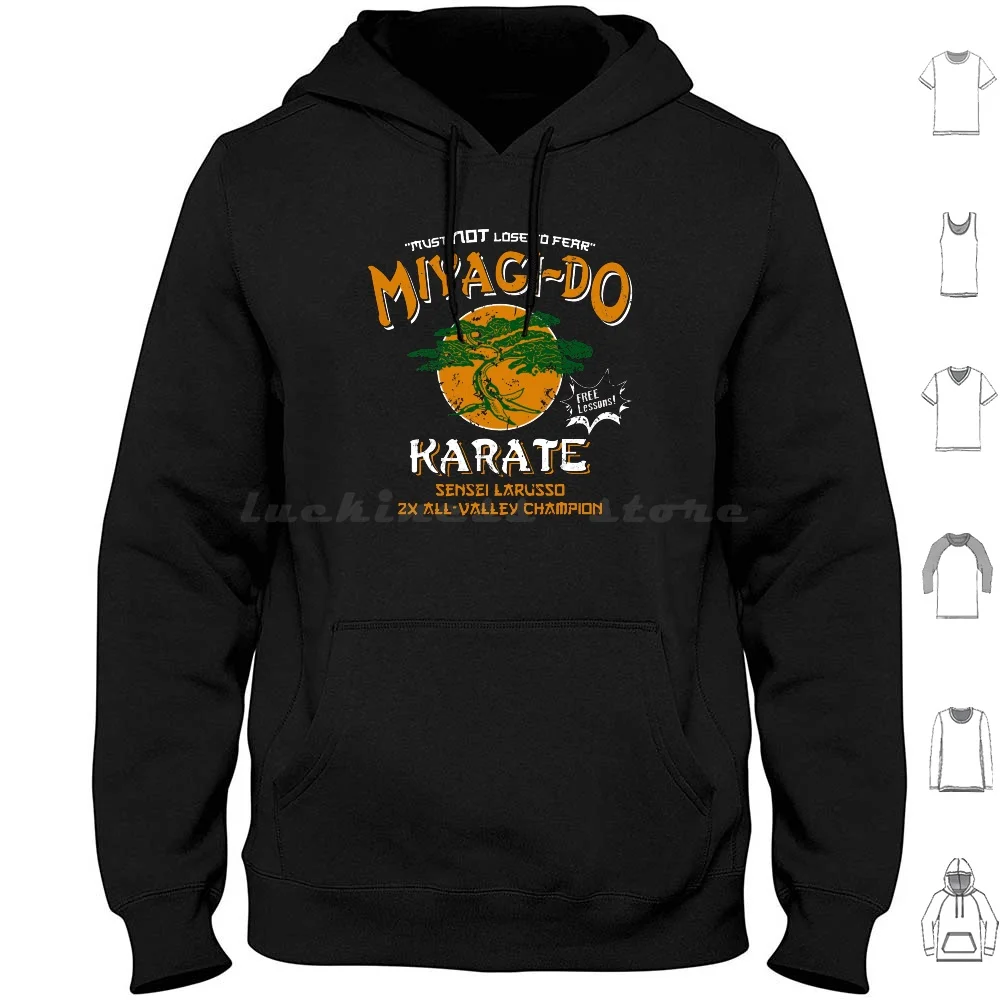 Miyagi Do Karate Free Lessons Hoodies Long Sleeve Kai Karate Kid Karate Johnny Lawrence Daniel Larusso Cool New