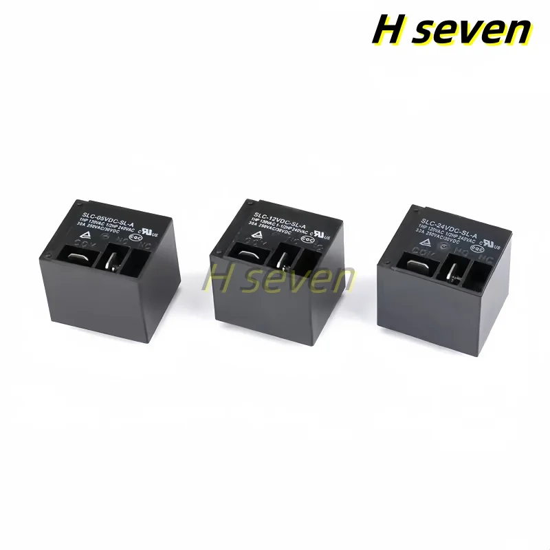 5pcs Power Relay SLC-05V 12V 24VDC-SL-A/SL-C 4pin 5pin 30A T91 A set of normally open/changeover relays