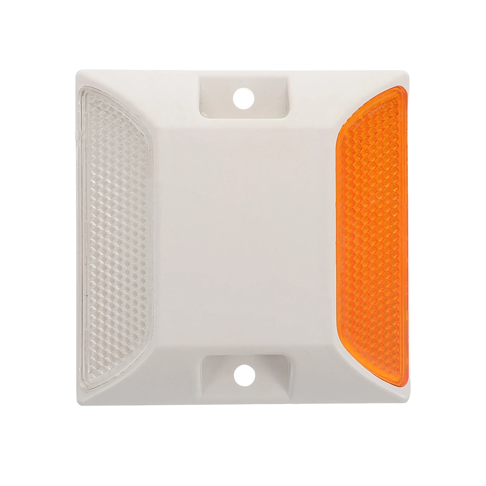 Pernos de plástico para carretera, marcadores reflectantes para entrada, reflectores de pavimento duraderos para visibilidad nocturna, seguridad para el tráfico