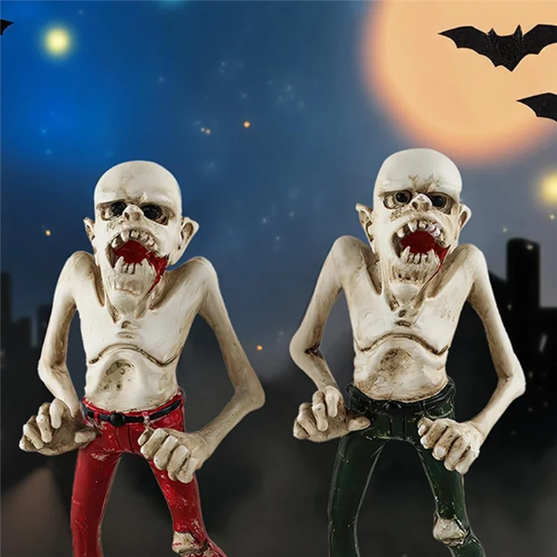

FO-Horror Statue Mini Resin Statue Sculpture Indoor Home Office Desktop Decor Decoration Holiday Gift