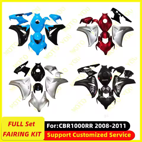 Motorcycle Injection full Fairing Kit fit For HONDA CBR1000RR CBR 1000RR CBR1000 RR 2008 2009 2010 2011 Bodywork fairings kits