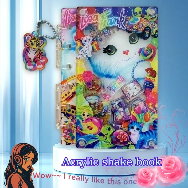 Тигр, кошка, океан, животное, мультяшная кукла A5A7, акриловая ведьма, встряхивающий дневник, справочник, книга с отрывными листами, студенческие канцелярские принадлежности, книга, подарок для девочек